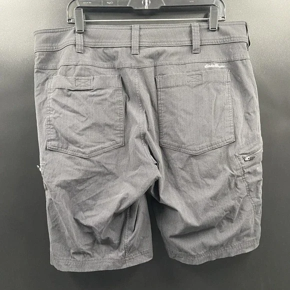 Eddie Bauer First Ascent Shorts Mens 38 Black Guide Pro Outdoors Hiking Gorpcore - Picture 2 of 6